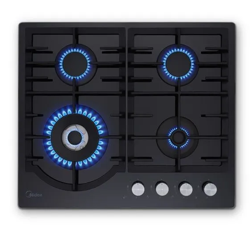 Поверхность варочная газ. Midea MG649TGB (черная)