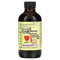 ChildLife Essentials, Cough Syrup Formula 3 Natural Berry Flavor 118.5 ml | yoʻtalga qarshi sirop, formula 3, spirtsiz, tabiiy rezavor mevali taʼm, 118,5 ml