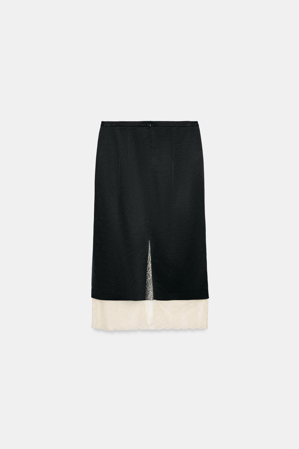 ЮБКА С КРУЖЕВОМ — ZW COLLECTION — ZARA
