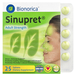 Bionorica, Sinupret®, поддержка носовых пазух и иммунитета, для взрослых, 25 таблеток