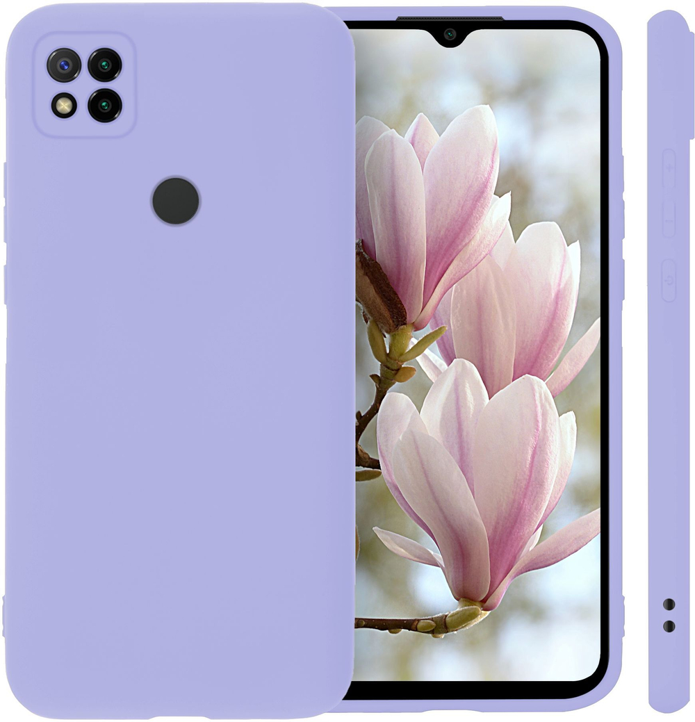 Мягкий Soft Touch чехол из силикона для XIAOMI REDMI 9C с бархатной подкладкой