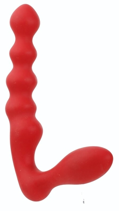 Красный силиконовый стимулятор PURRFECT SILICONE - 19 см. (Цвет: красный)