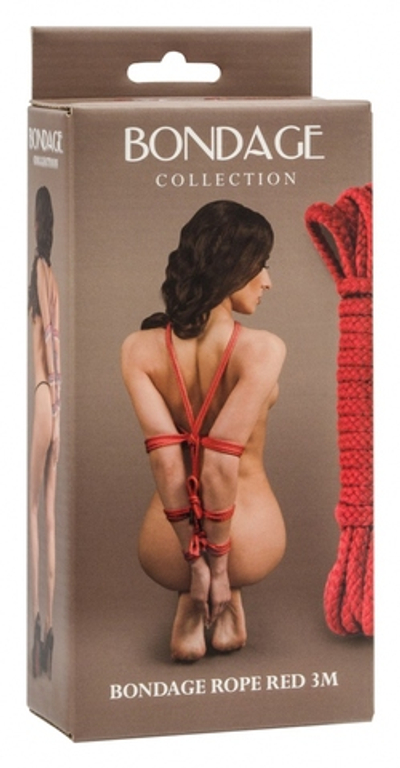 Веревка Bondage Collection Red 3m 1041-04lola