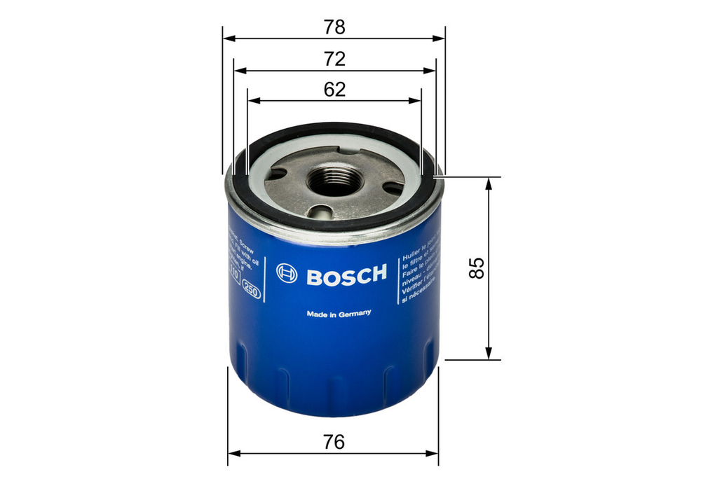 BOSCH - 0451103261-BOC - Oil Filter