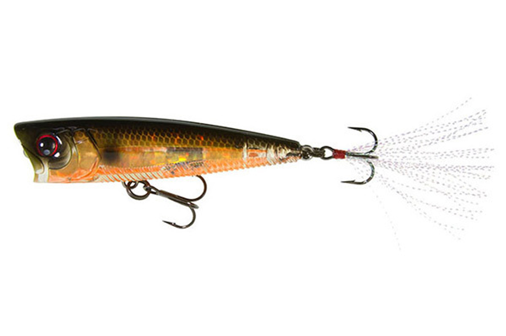 Воблер для рыбалки R1101-RBG 3DB Popper 75F, 75мм, 10г.