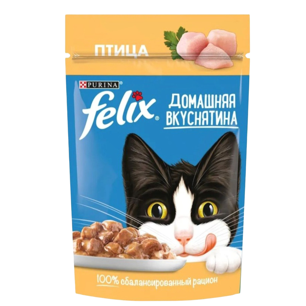 FELIX Домашняя вкус Птица 26х75г