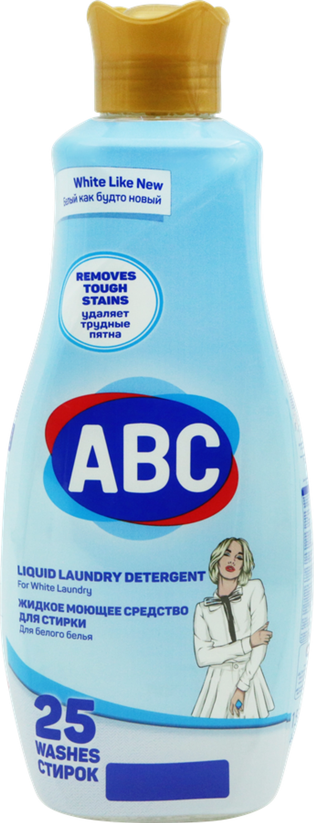 ABC Гель для стирки Для белого 1,5л