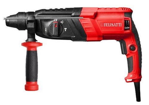 Перфоратор электрический сетевой FELISATTI FT7010 26 мм, 800Вт в кейсе
