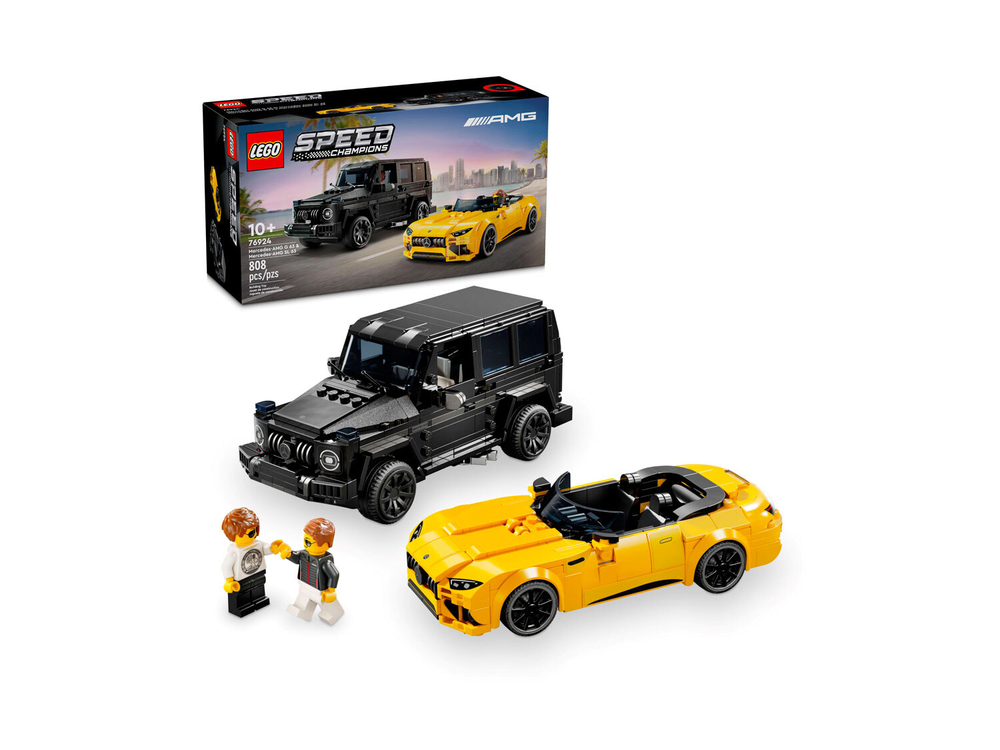 Конструктор Лего Спид Чемпионс мерседес | LEGO Speed Champions Mercedes-AMG G63 Mercedes-AMG SL 63 76924 808 деталей 10+