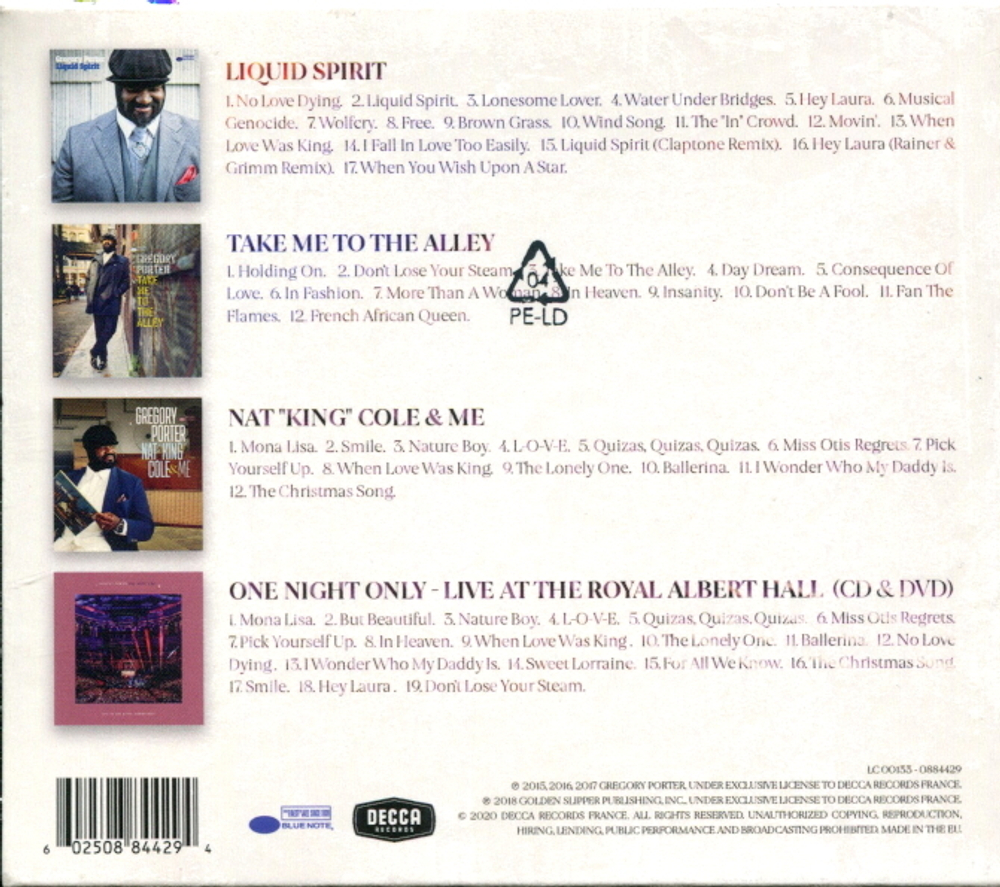 Gregory Porter / Gregory Porter (4CD+DVD)