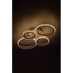 Светильник потолочный светодиодный ЭРА Модерн Ring CLL-1-59W 3K-6,5K RC WH с ДУ белый | Светильники SPB-6 с ДУ