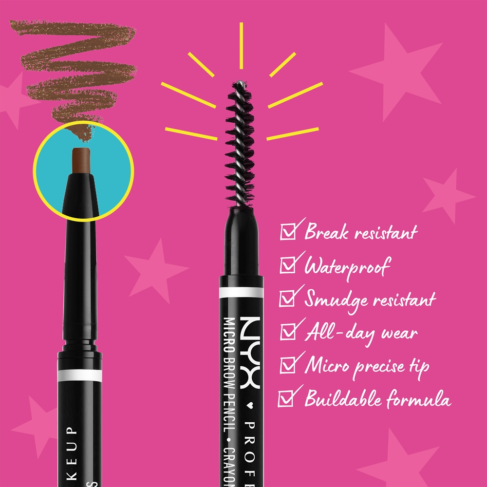 NYX Professional Makeup Micro Brow Pencil - Карандаши для бровей оттенок 04 Chocolate, 0 g