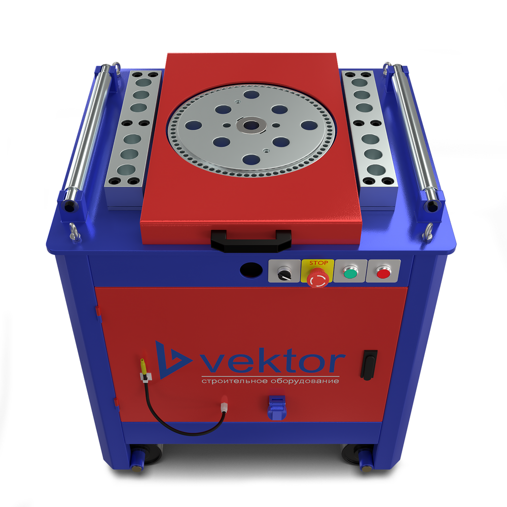 Станок для гибки арматуры Vektor GW42SA с доводчиком - [3 кВт / до 40 мм / с концевиком]