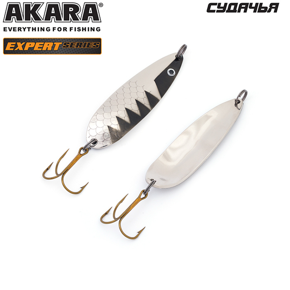 Блесна колебалка Akara Expert Судачья 80 мм 24 гр. 13/SIL