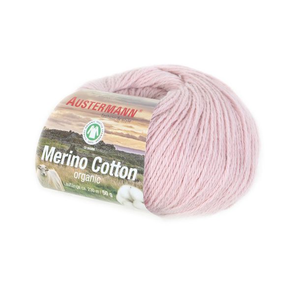 Пряжа Austermann (Аустерманн) Merino Cotton organic / уп.10 мот. по 50 г, 230 м, 12024