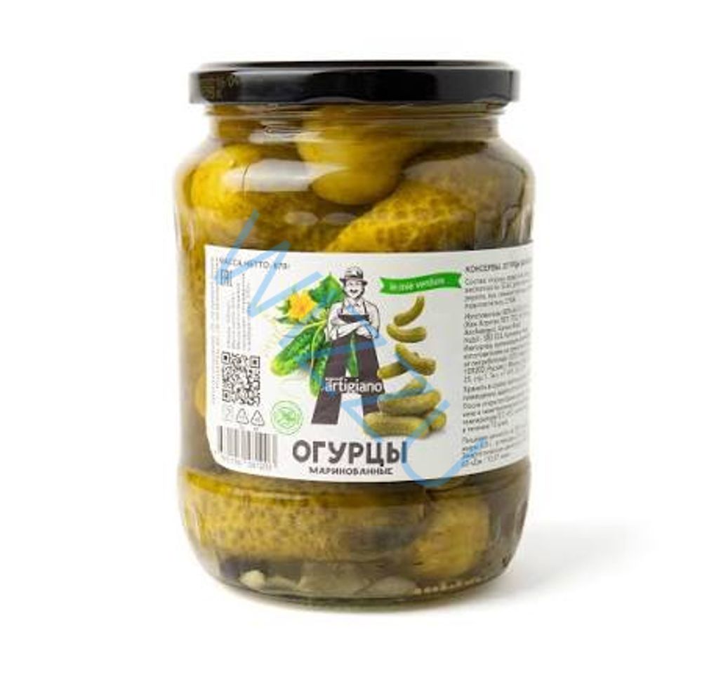 Огурцы маринованые 670гр.