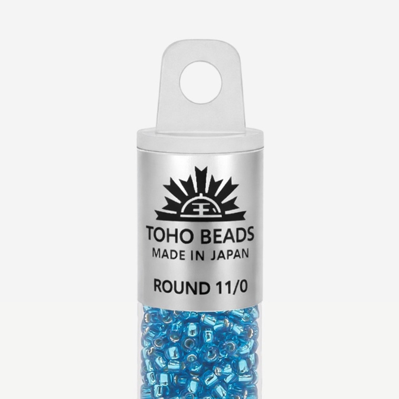 Японский бисер TOHO Round 11/0 (№23B), с внутренним серебрением, прозрачный