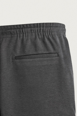 ZARA БРЮКИ-ДЖОГГЕРЫ NON IRON КОМФОРТНОЙ ПОСАДКИ, СВИНЦОВЫЙ