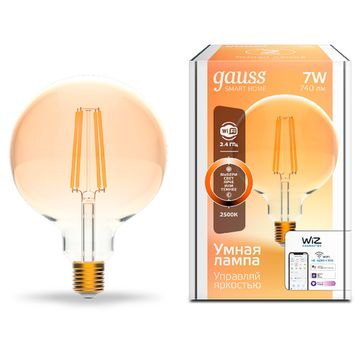 Лампа Smart Home DIM G95 E27 7W 2500К 1320112 Golden Gauss