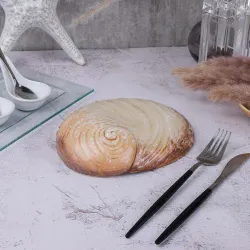 Салатник 365 мл 19*14,5 см h5 см для закусок Pearl Ammonite Shell Frutti di Mare P.L. [1]