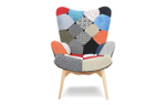 Кресло Contour DС-917(P) patchwork-лоскутный микс