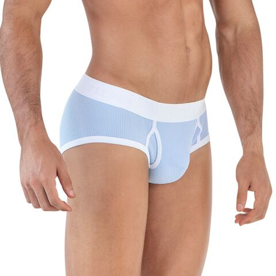Голубые трусы-брифы Urbano Piping Brief (Размер: L) (Цвет: голубой)