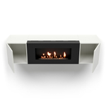 Тумба с биокамином Firelight BFP-P1600 белая