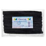 Тесьма отделочная самбоса (самоса) 13 мм / 33±0.5 метра, 039 черный, Gamma GSL-201