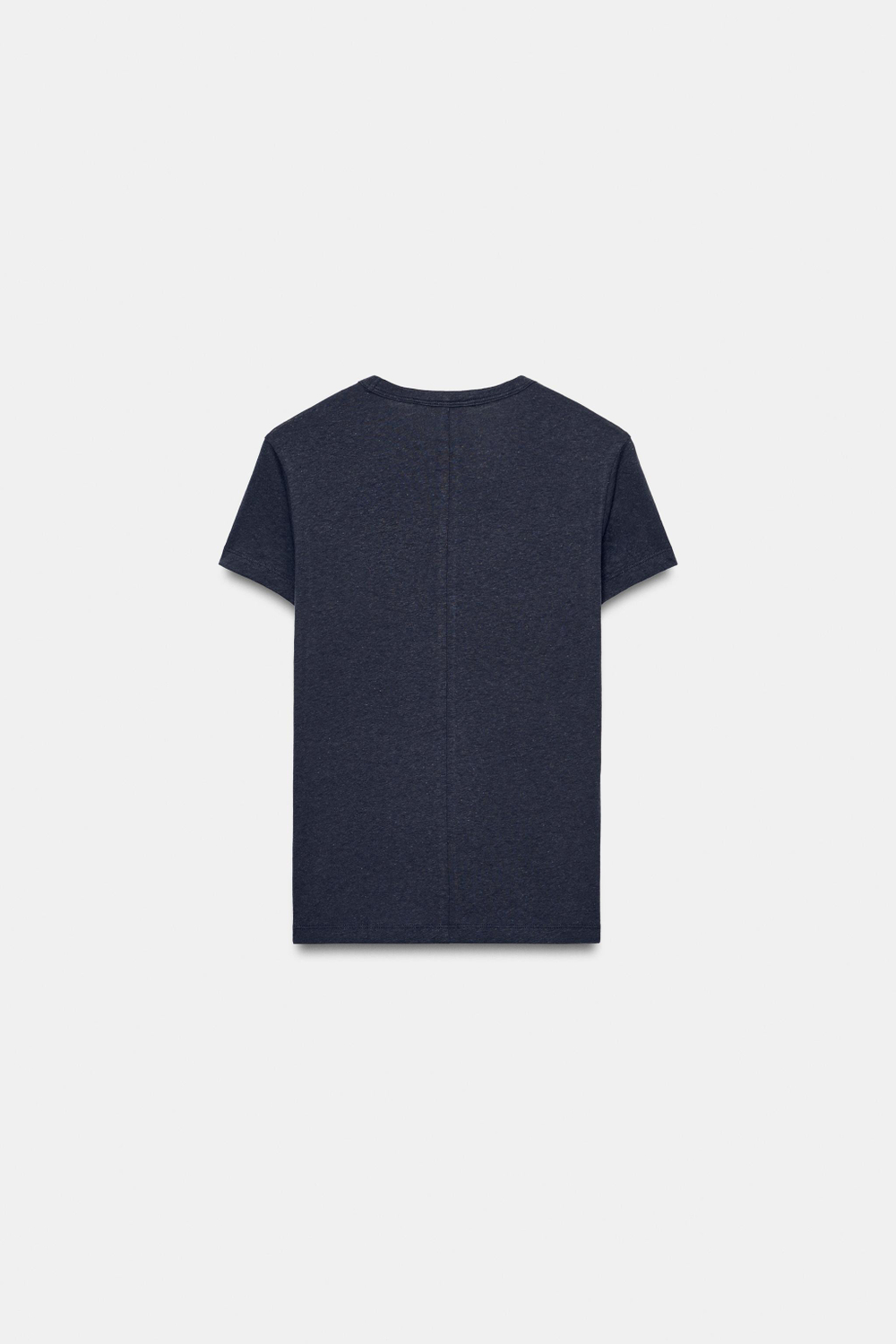 ХЛОПКОВАЯ ФУТБОЛКА С КОРОТКИМИ РУКАВАМИ — ZARA