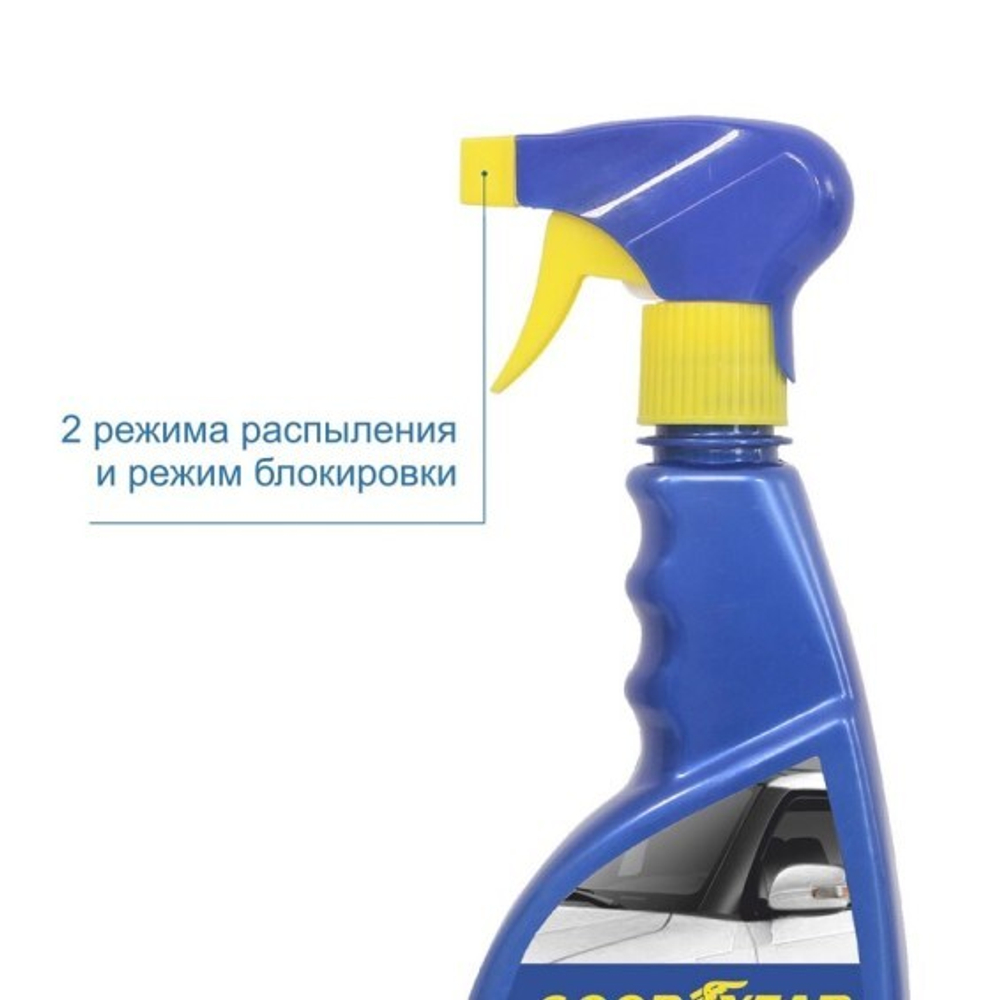 Очиститель стекол Goodyear (500мл) спрей