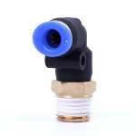 Серия SPL Фитинги цанговые угловые/ самозажимные SNS pneumatic