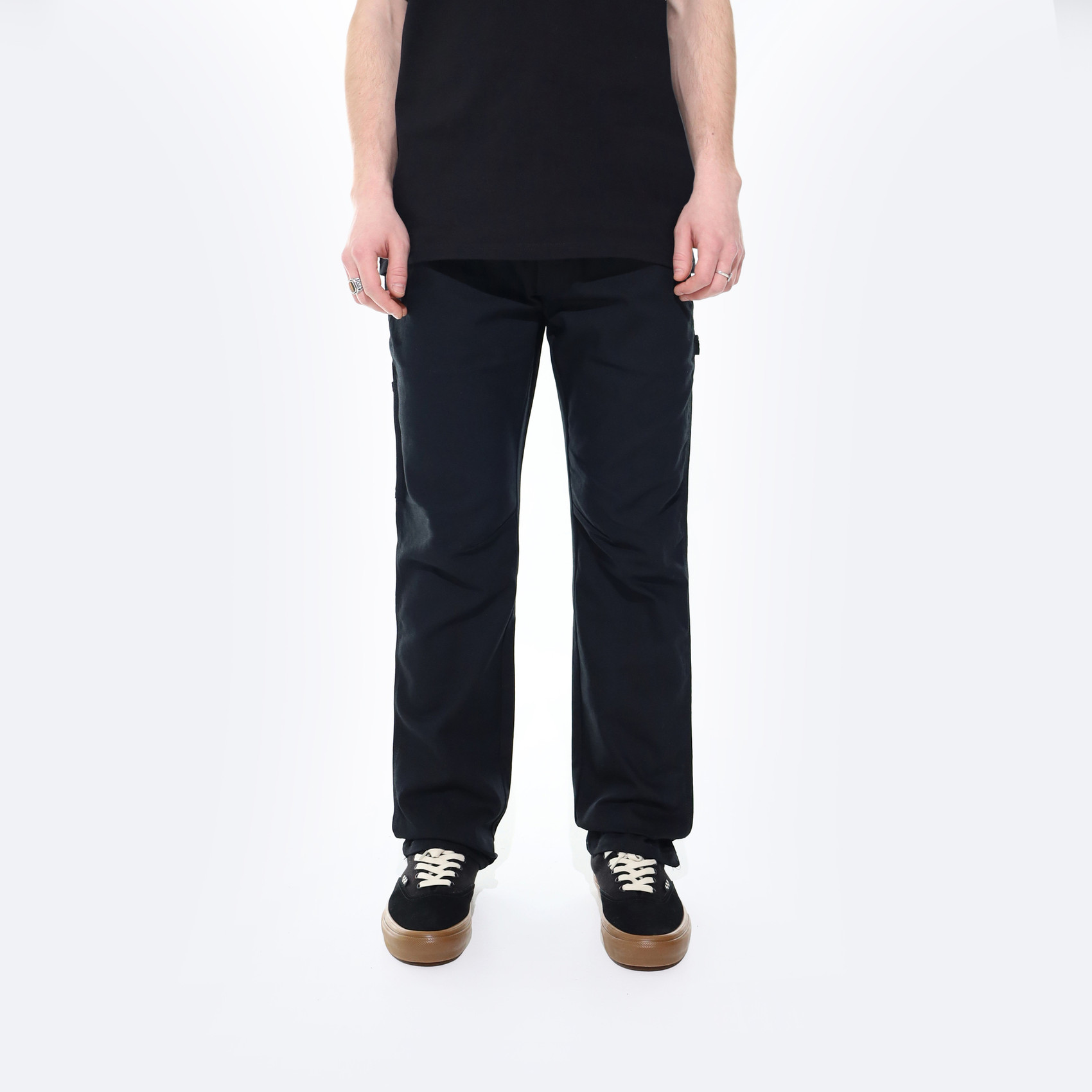 Брюки Dickies Regular Fit Duck Carpenter Pants (black) артикул: - купить в магазине Дайс