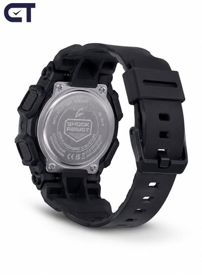 CASIO GD-010GB-1A9DR G-SHOCK мужские наручные часы — чёрно-золотая цифровая G-SHOCK с 10-летней батареей