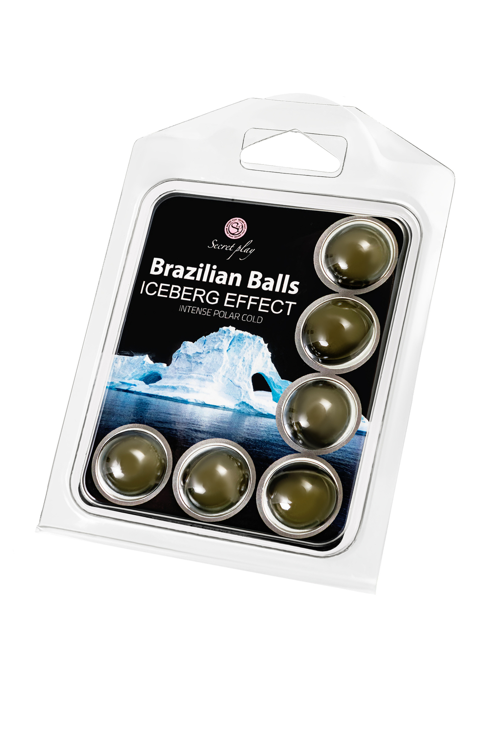 Массажное масло Secret Play Brazilian Balls ледяной эффект 6 шт