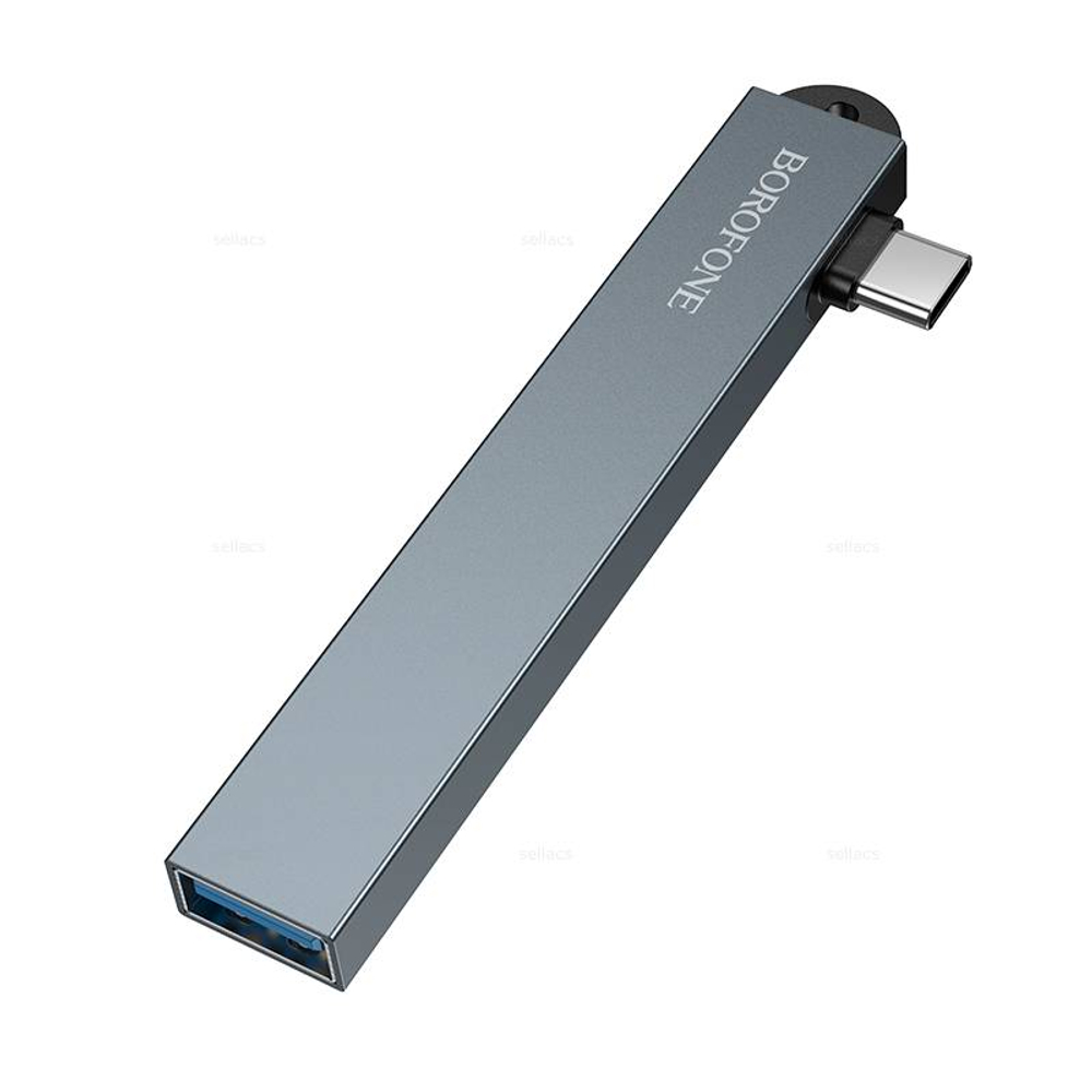 USB-разветвитель Borofone FH1A 4USB на Type-C USB2.0*3+USB3