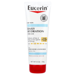 Eucerin, ежедневный увлажняющий крем, SPF 30, без отдушки, 226 г (8 унций)