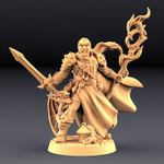 Человек Маг Волшебник Колдун Чародей миниатюра для dnd, днд, pathfinder, фентези, Настольная игра, НРИ, Варгейм, РПГ