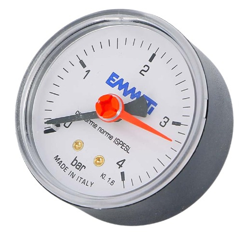 Манометр аксиальный Emmeti  4 бар 1/4" D63