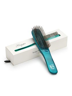 Расческа Majestic Scalp Brush изумруд