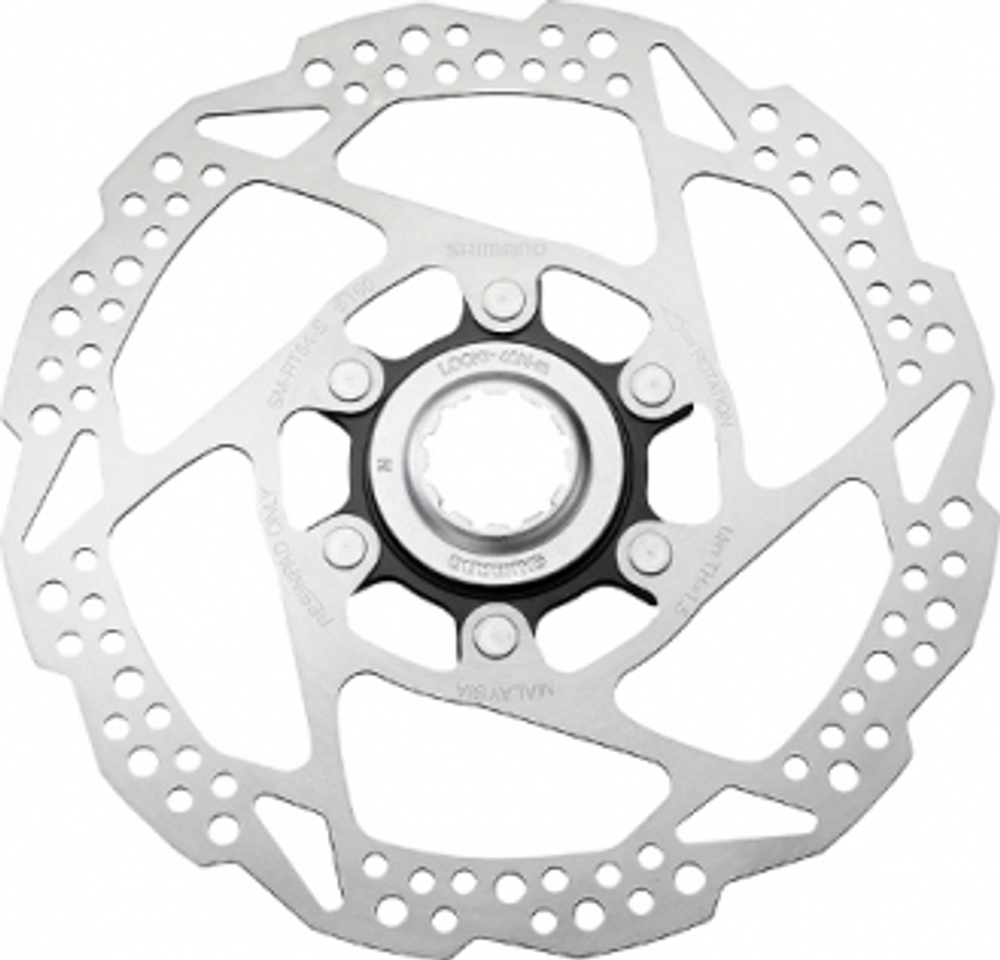Тормозной диск Shimano, RT54, 160мм, C.Lock, только для пласт колод