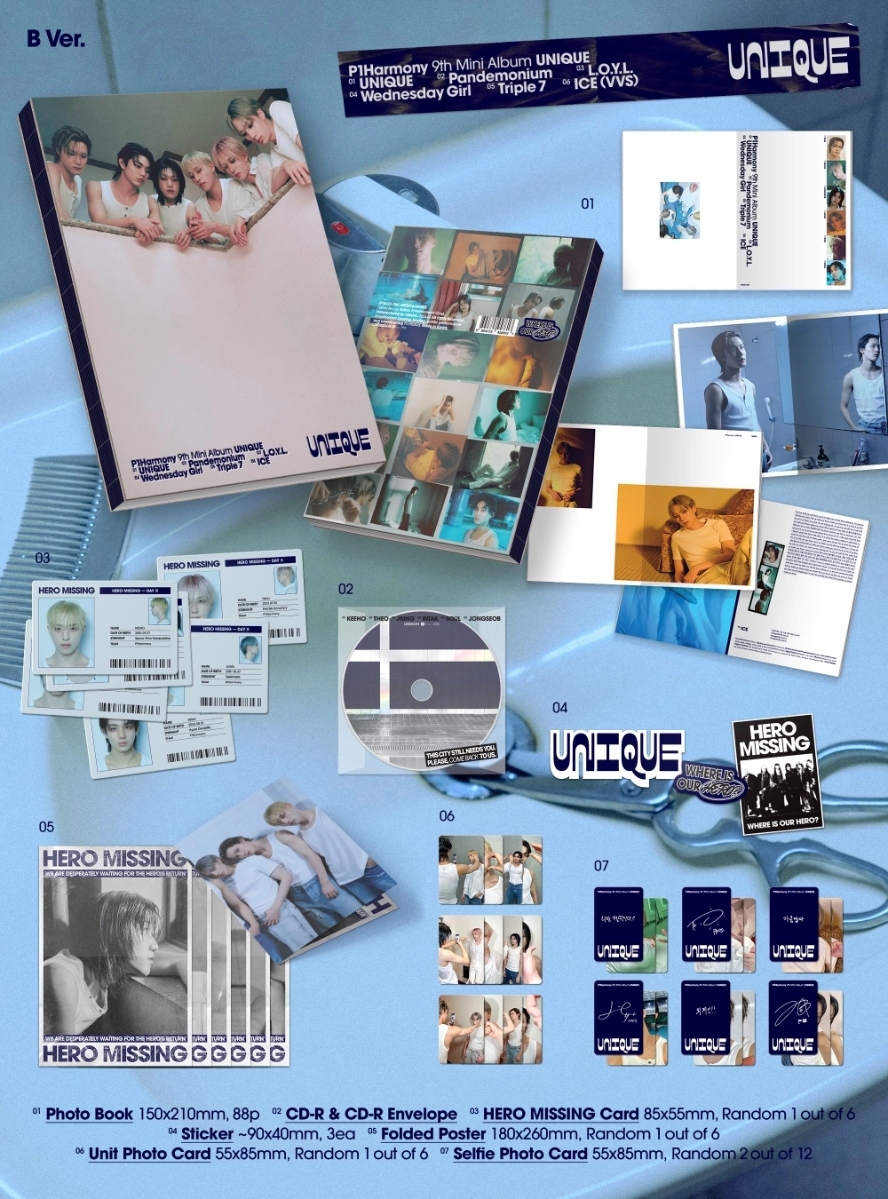 Альбом P1Harmony - UNIQUE (Photobook Ver.)