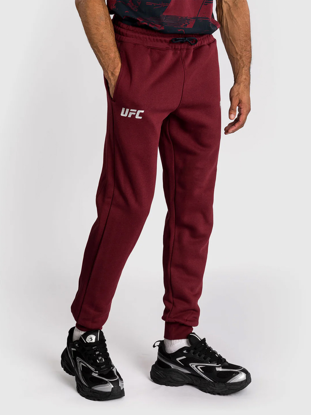 Брюки спортивные Venum UFC Zenith Fight Week (Plain Version) Burgundy/Silver