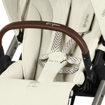 Коляска Cybex Balios S Lux TPE complete Cloud G Ocean Blue Plus Base G 4 в 1 Seashell Beige с дождевиками