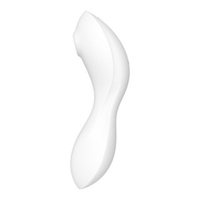 Белый вакуум-волновой вибростимулятор 16,5см Satisfyer Curvy Trinity 5+