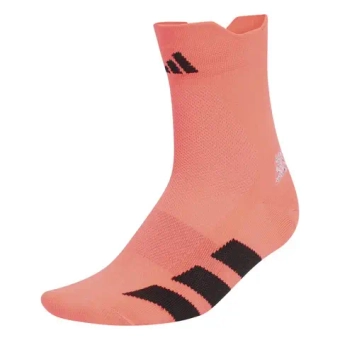 Теннисные носки Adidas Running Adizero Quarter 1P - solar turbo/black