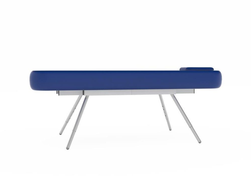 Комплект: переносной удлиненный массажный стол NUBIS PRO XL с электрическим насосом DARK BLUE