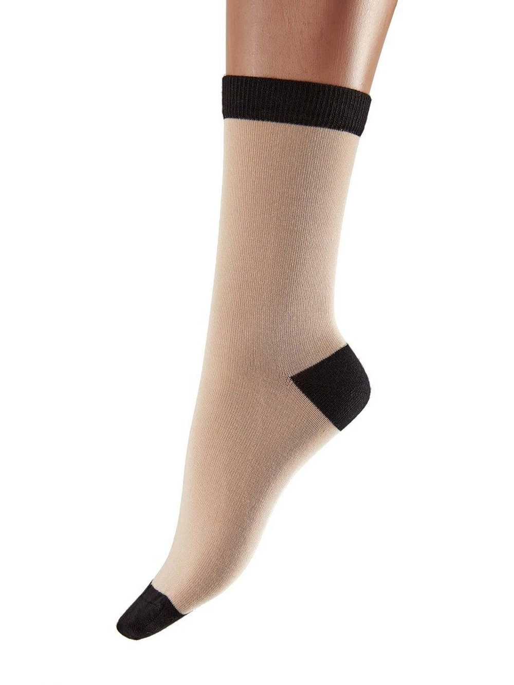 Набор из 2 пар носков Bamboo Socks - однотонные и с пятнышками (Размер: S-M-L) (Цвет: разноцветный)