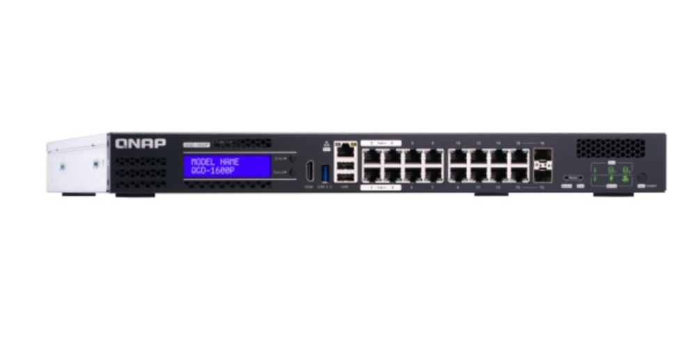 Коммутатор PoE QNAP QGD-1600P-8G
