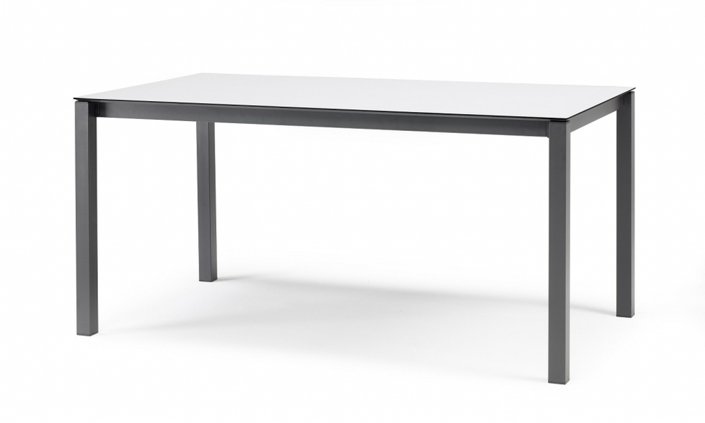 Стол ламинированный раздвижной Scab Design Pranzo Extendable, антрацит, белый