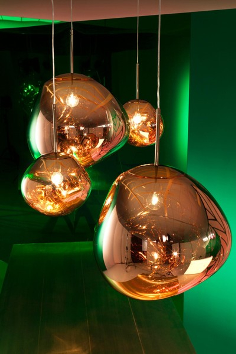 Подвесной светильник Melt Mini Gold Led